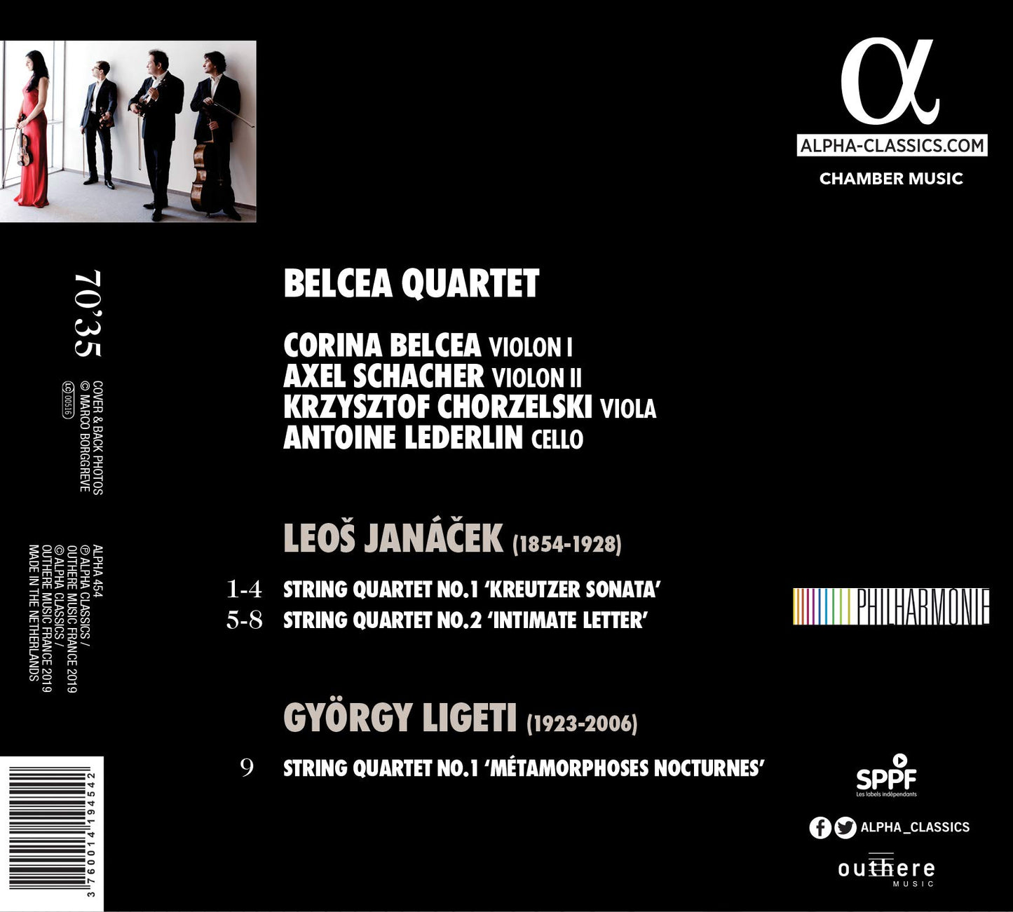 Janácek & Ligeti: Quartets