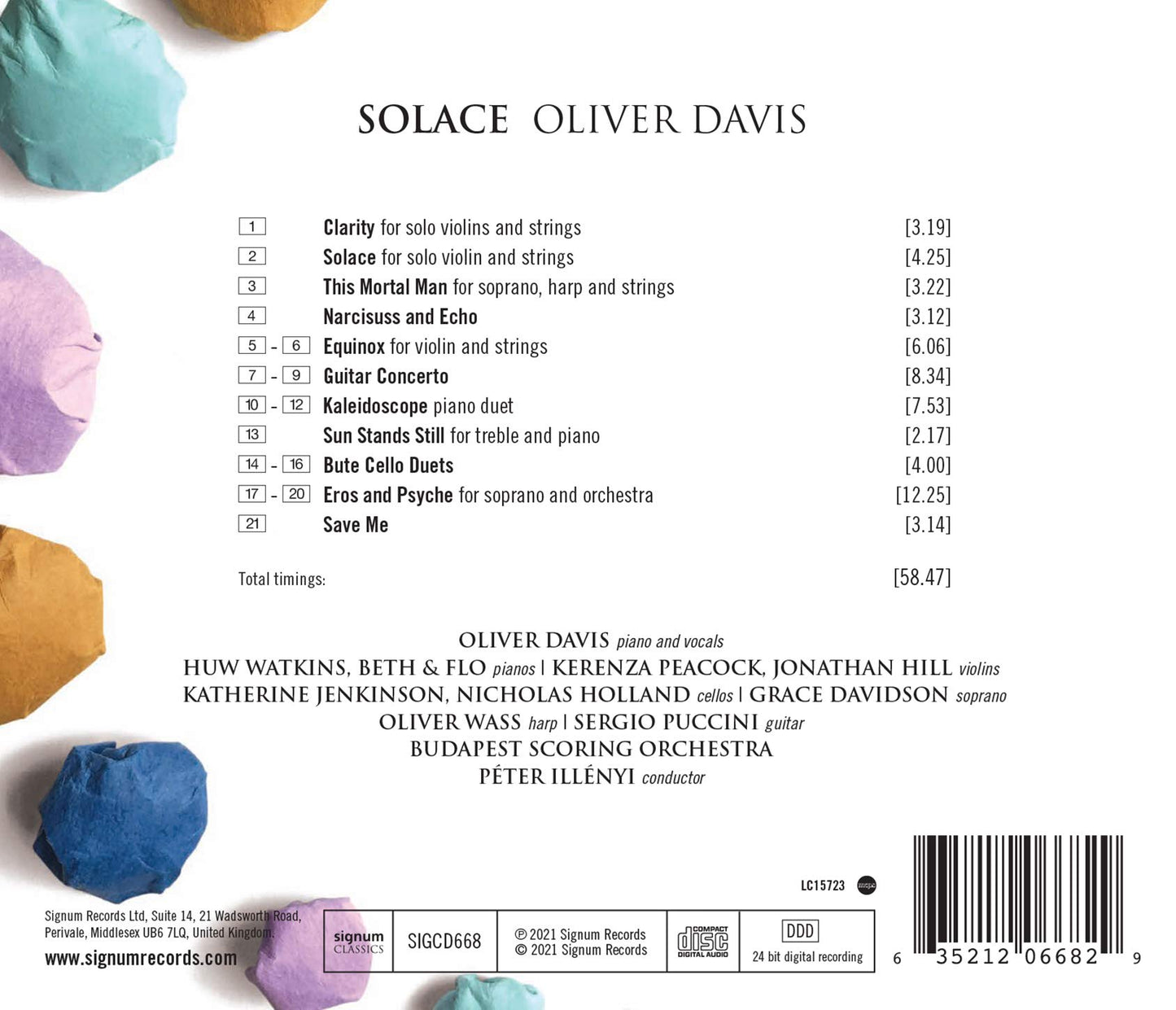 Oliver Davis: Solace