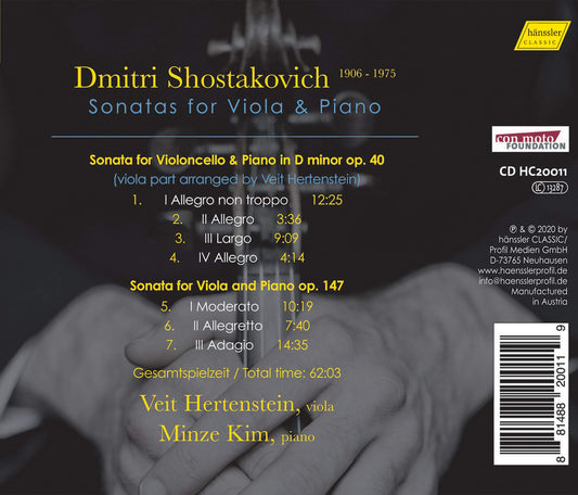 Dmitri Shostakovich - Sonatas Op. 40 & Op. 147