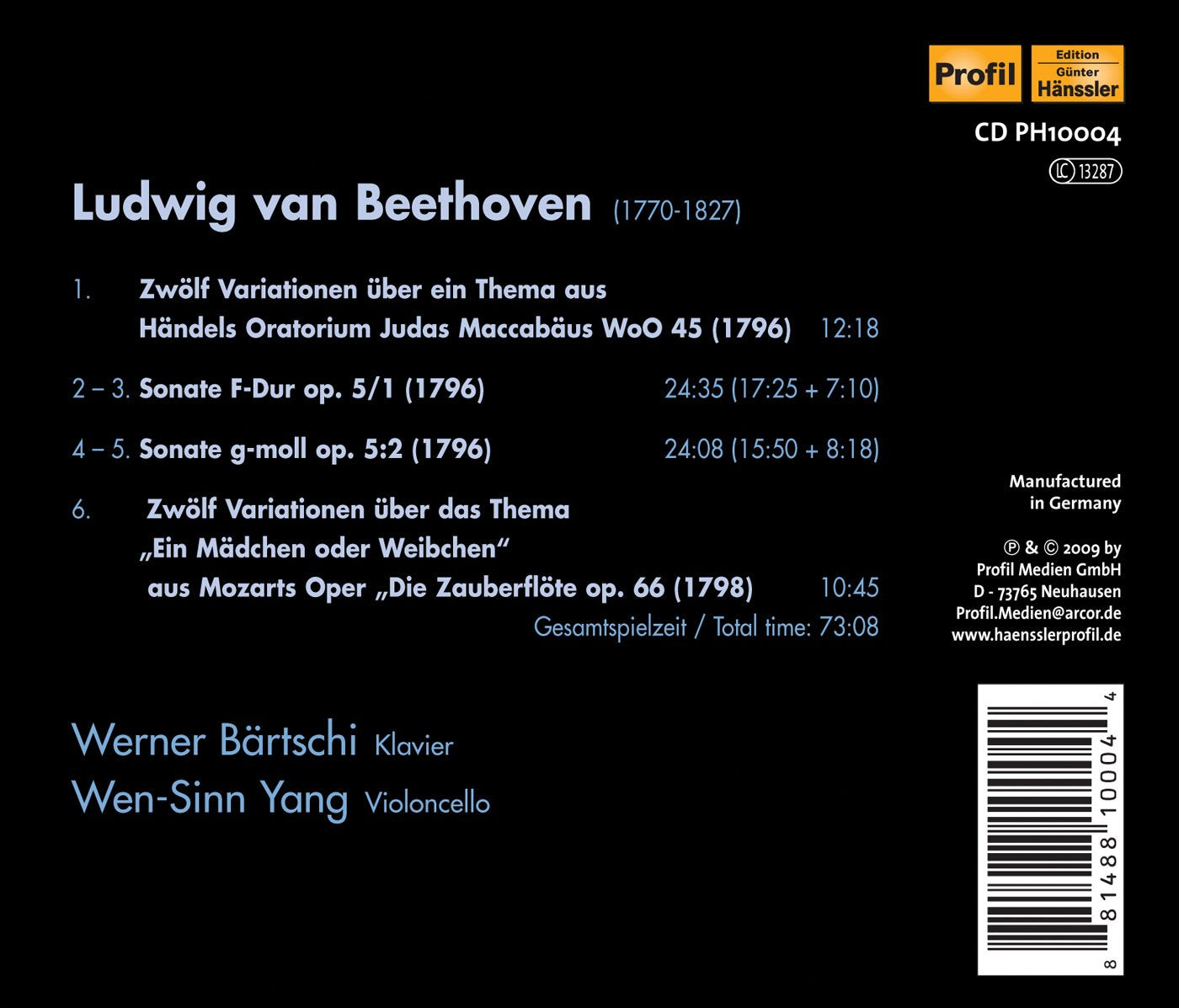 Beethoven: Sonatas & Variations