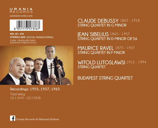 Budapest String Quartet Plays