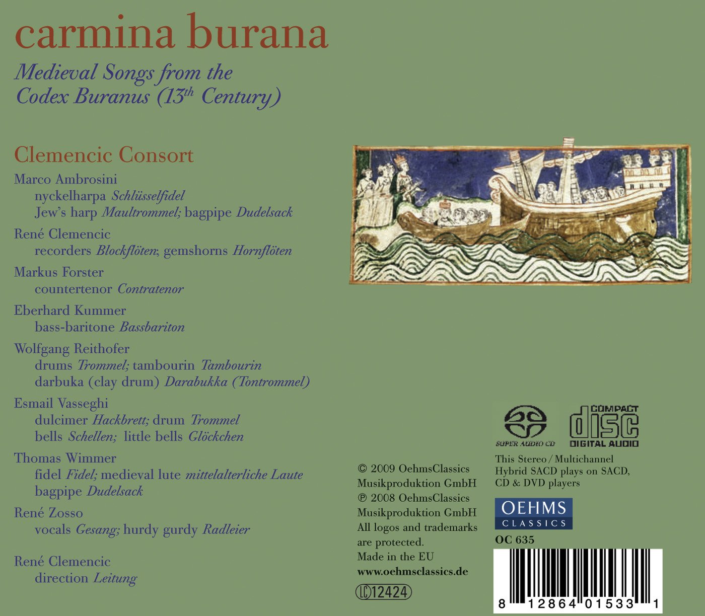CARMINA BURANA: MEDIEVAL SONGS