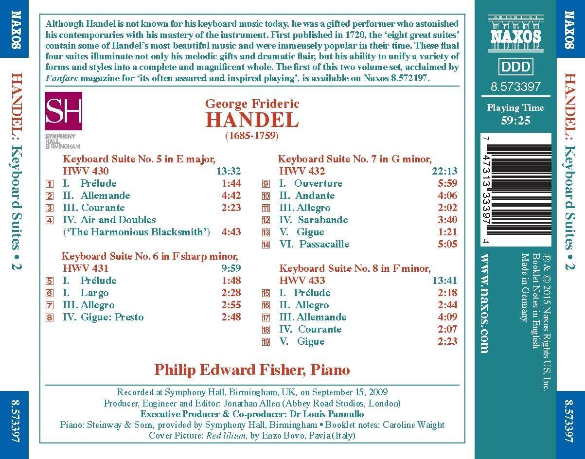 Handel: Keyboard Suites, Vol. 2