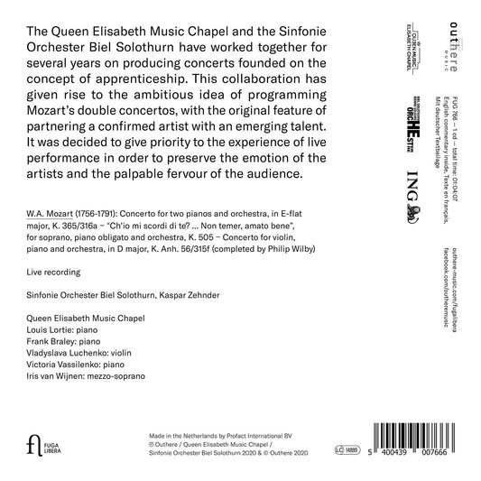 Mozart: Double concerti K. 365, K. 505 & K. Anh. 56/315f