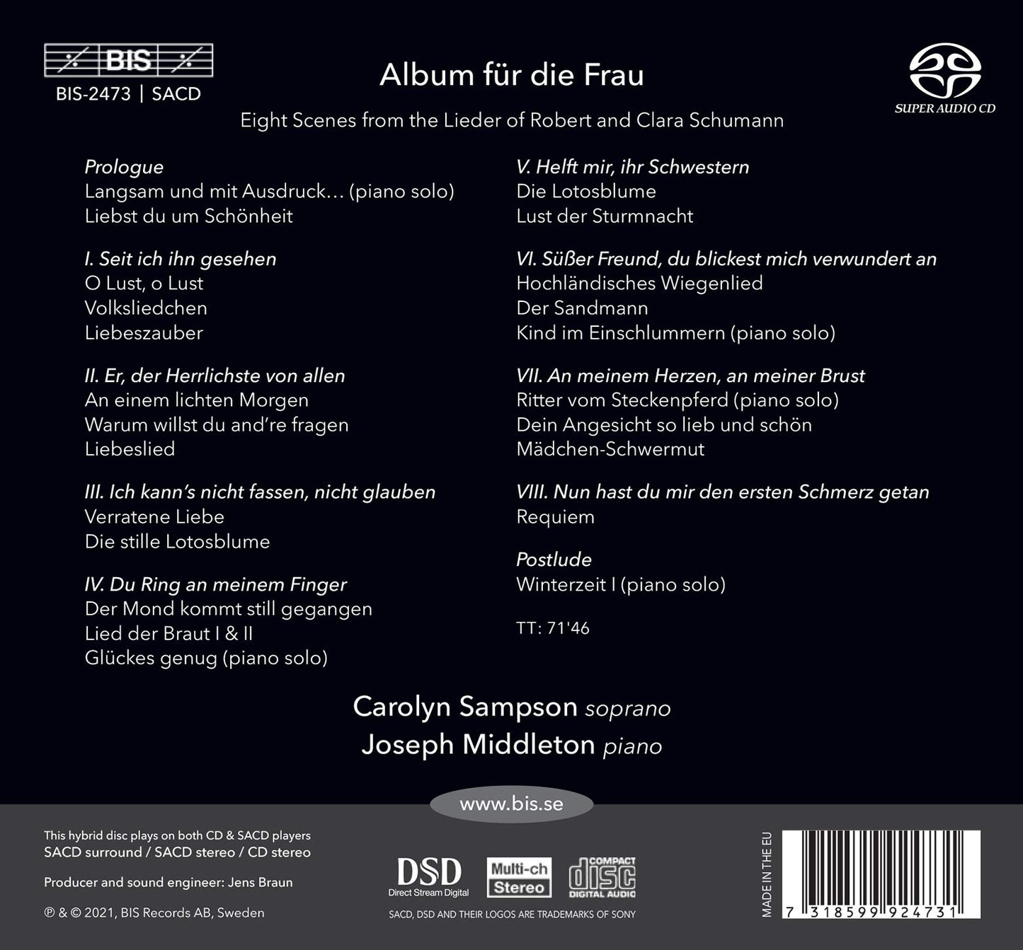 Album für die Frau - Scenes from the Schumann's Lieder