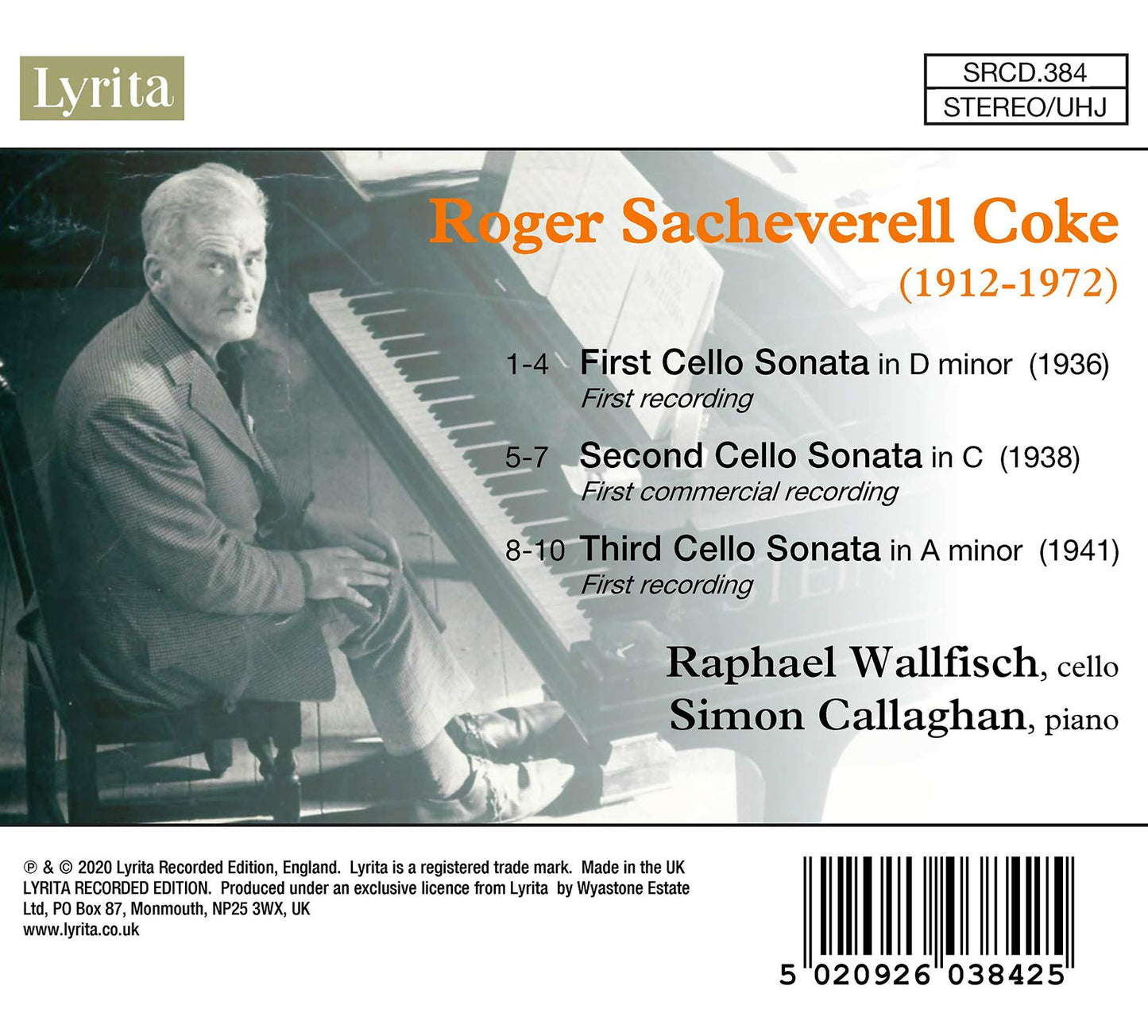 Coke: Cello Sonatas Nos. 1-3