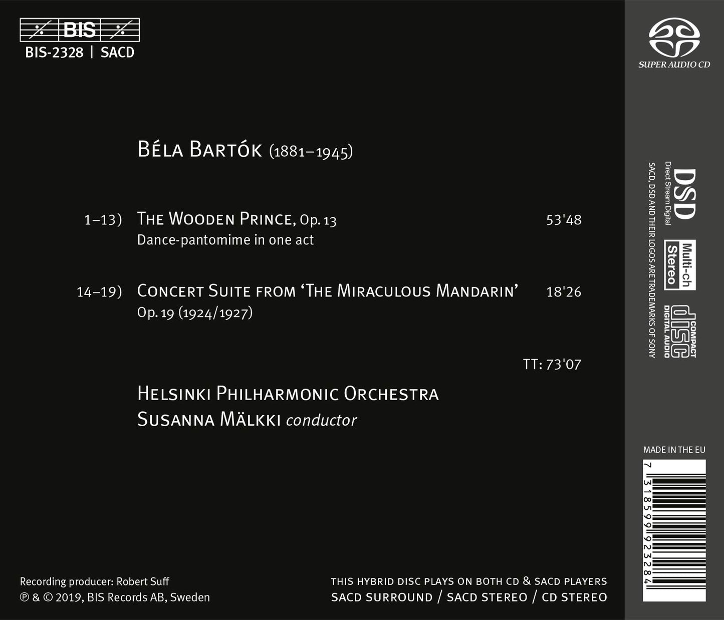 Béla Bartók: The Wooden Prince - The Miraculous Mandarin Sui