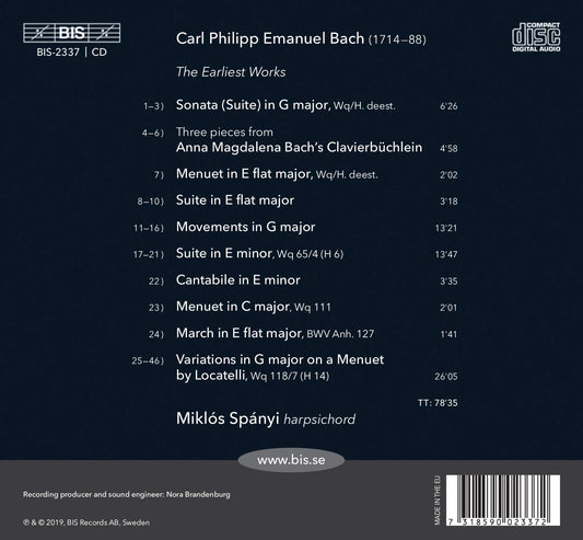 C.P.E. Bach: The Solo Keyboard Music, Vol. 38