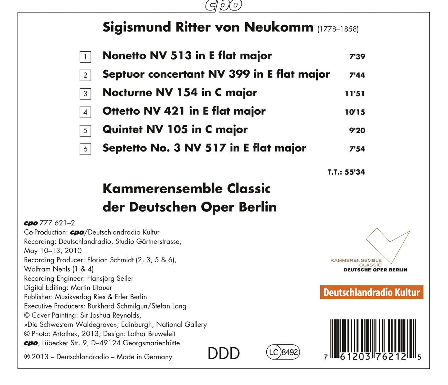 Neukomm: Quintet - Septet - Octet - Nonet