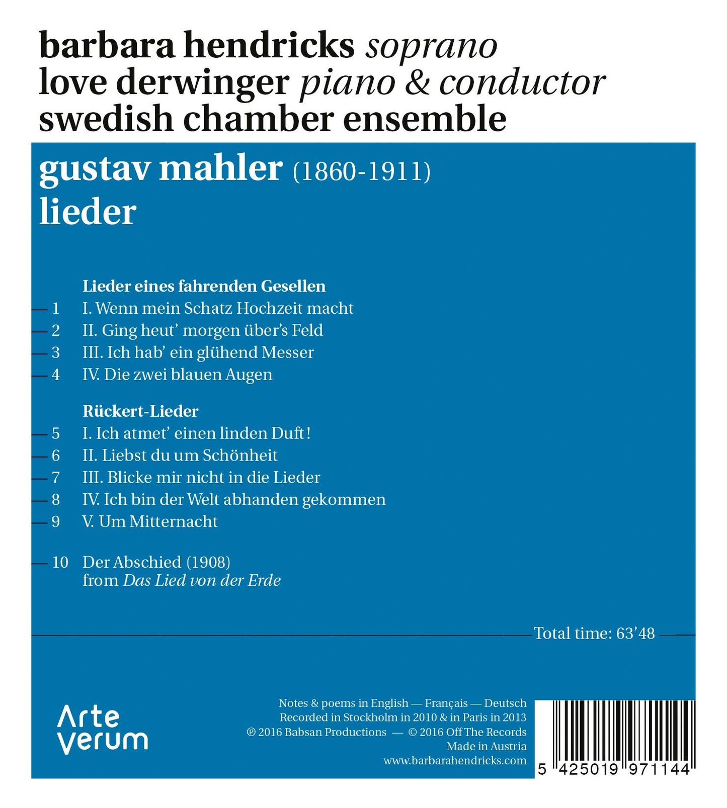 Mahler: Lieder