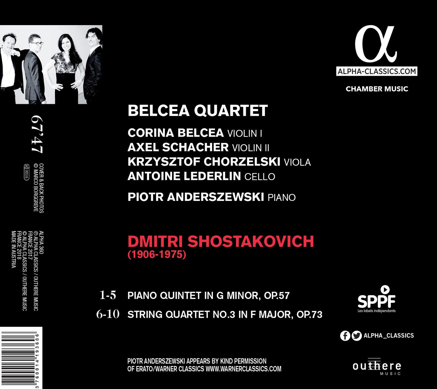 Shostakovich: String Quartet No. 3 & Piano Quintet