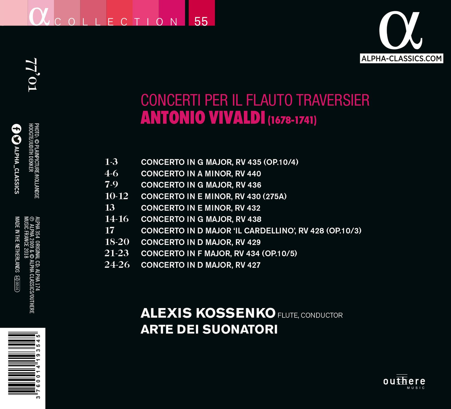 Vivaldi: Concerti per il flauto traversier