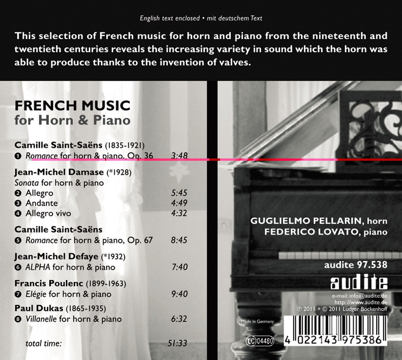 French Music for Horn and Piano