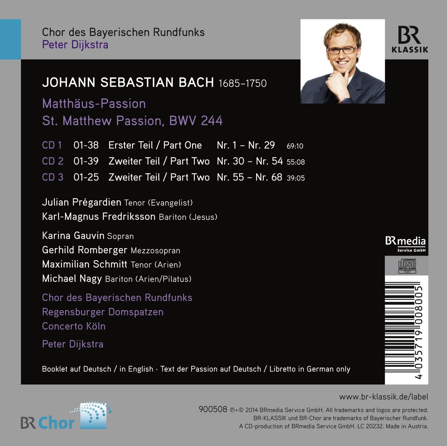J.S. Bach: St. Matthew Passion, BWV 244
