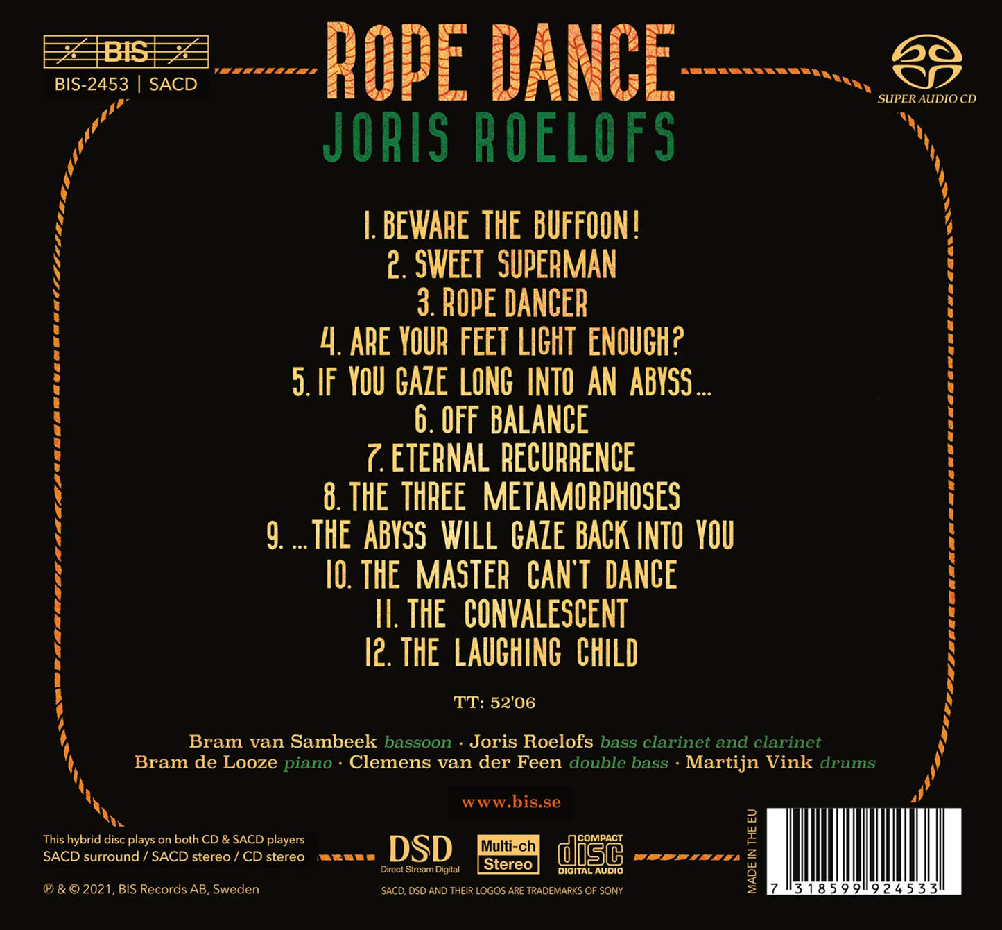 Joris Roelofs: Rope Dance - Light-Footed Music for All and N