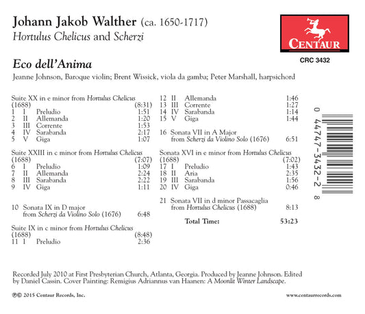 Walther: Hortulus Chelicus & Scherzi