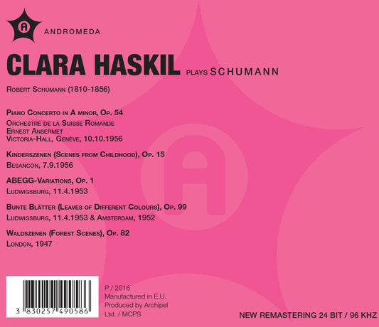 Schumann: Works for Piano (Live)