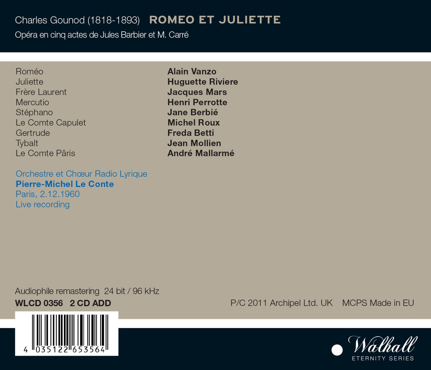 Gounod: Roméo et Juliette, CG 9