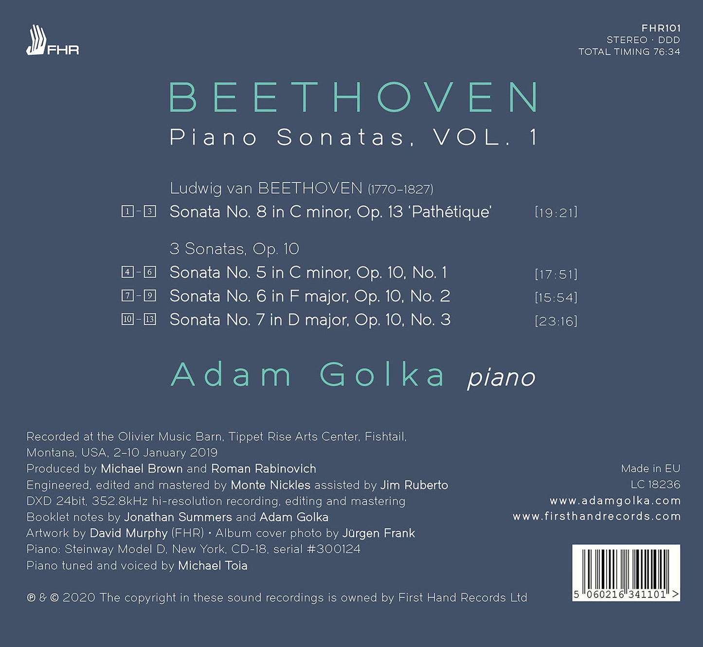 Beethoven: Piano Sonatas, Vol. 1