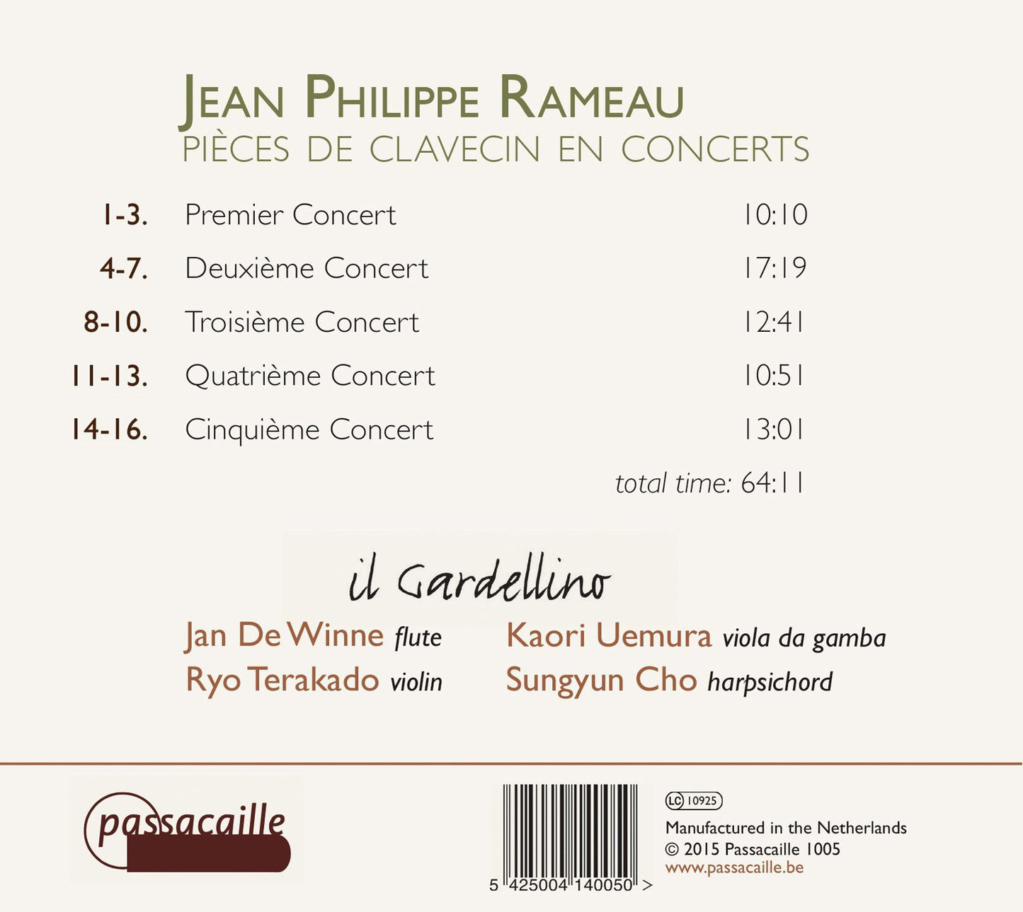 HARPSICHORD PIECES IN CONCERT