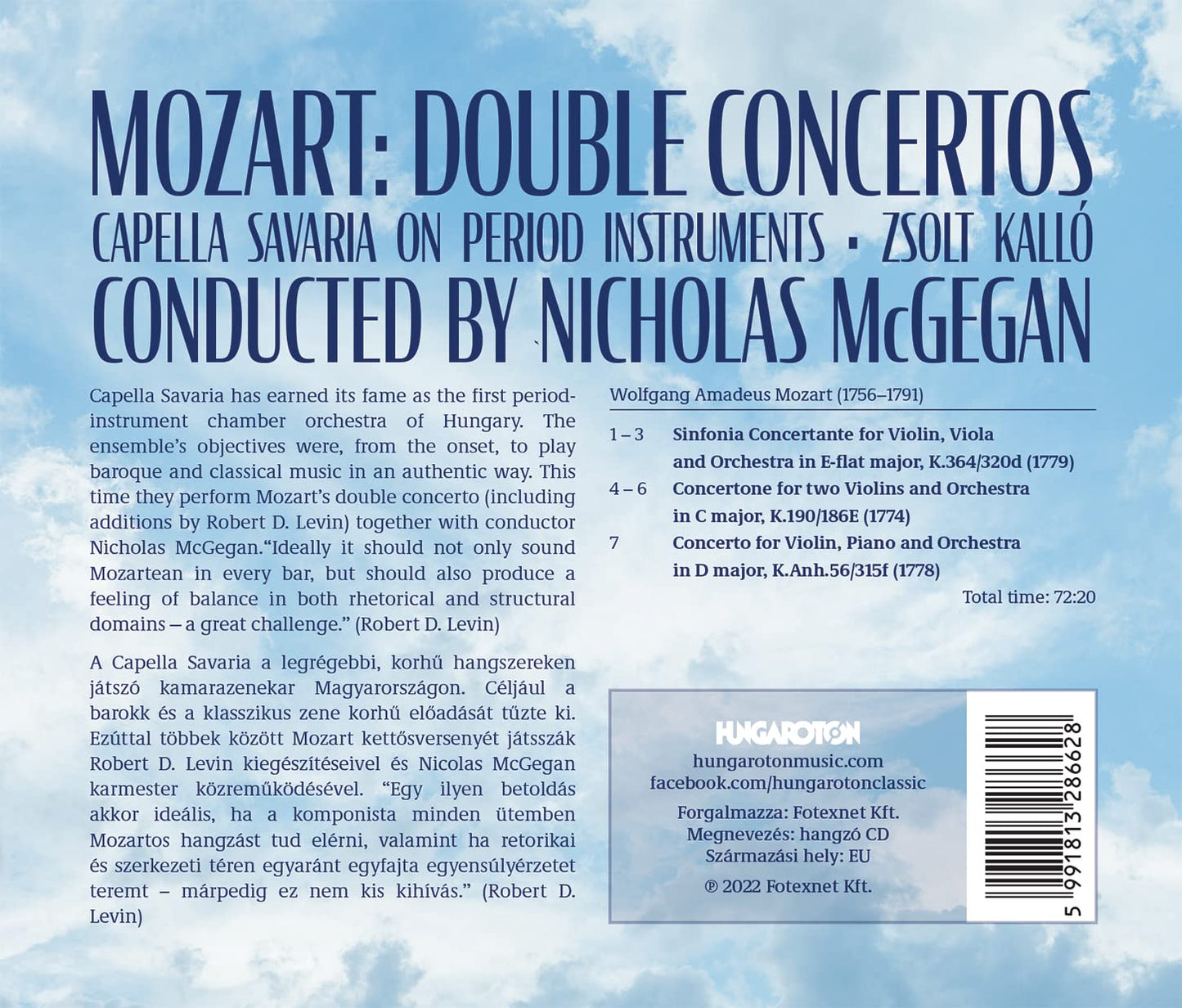 Mozart: Double Concertos