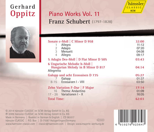 Schubert: Piano Works, Vol. 11
