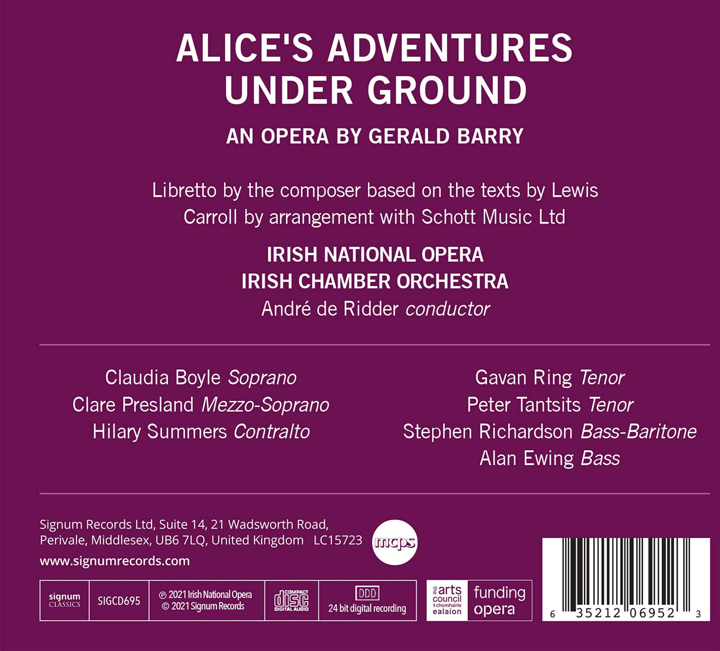 ALICE'S ADVENTURES UNDER GROUN