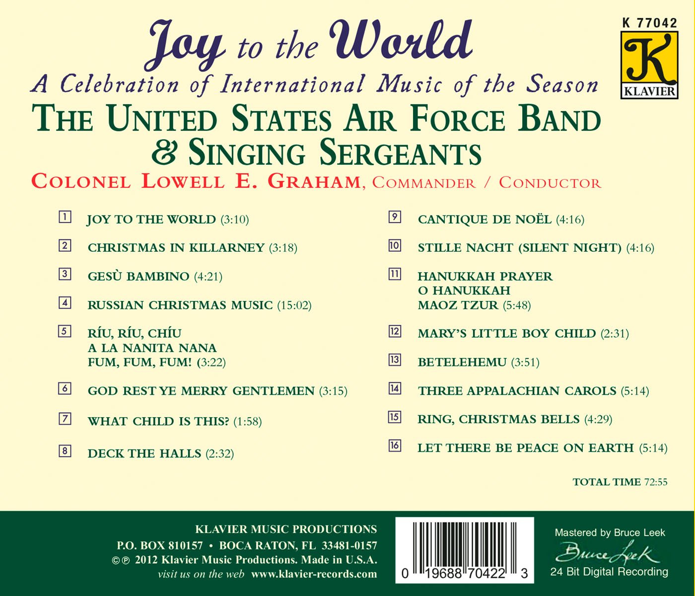 Joy to the World (A Celebration of International Music of th