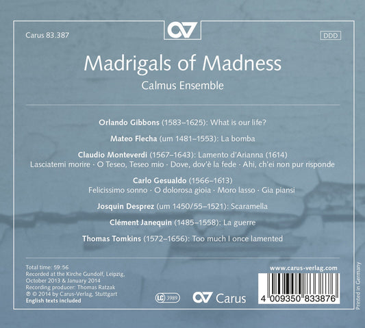 Madrigals of Madness