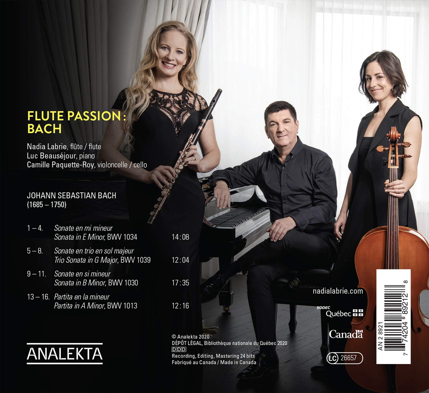 FLUTE PASSION - BACH