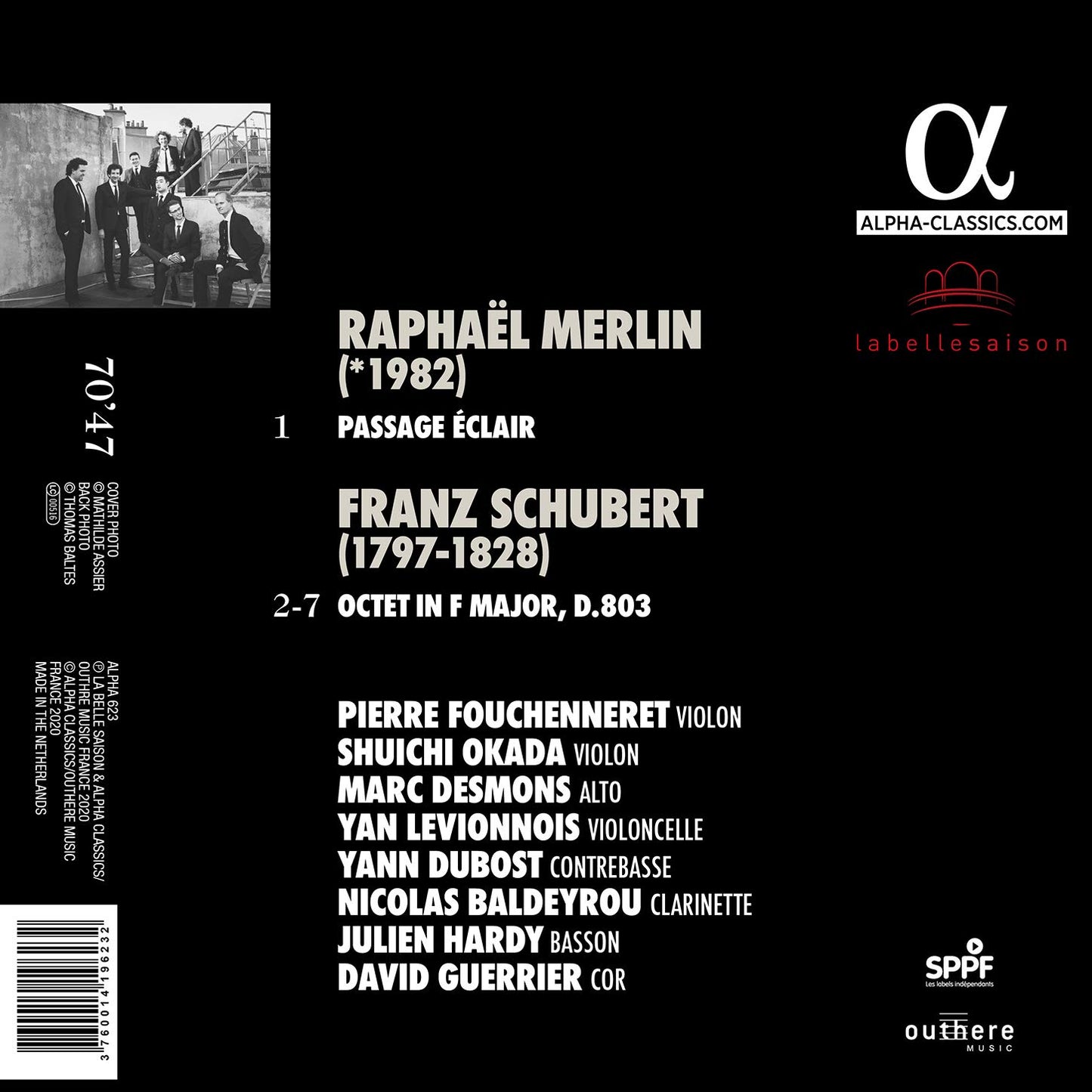 Schubert: Octet - Merlin: Passage éclair