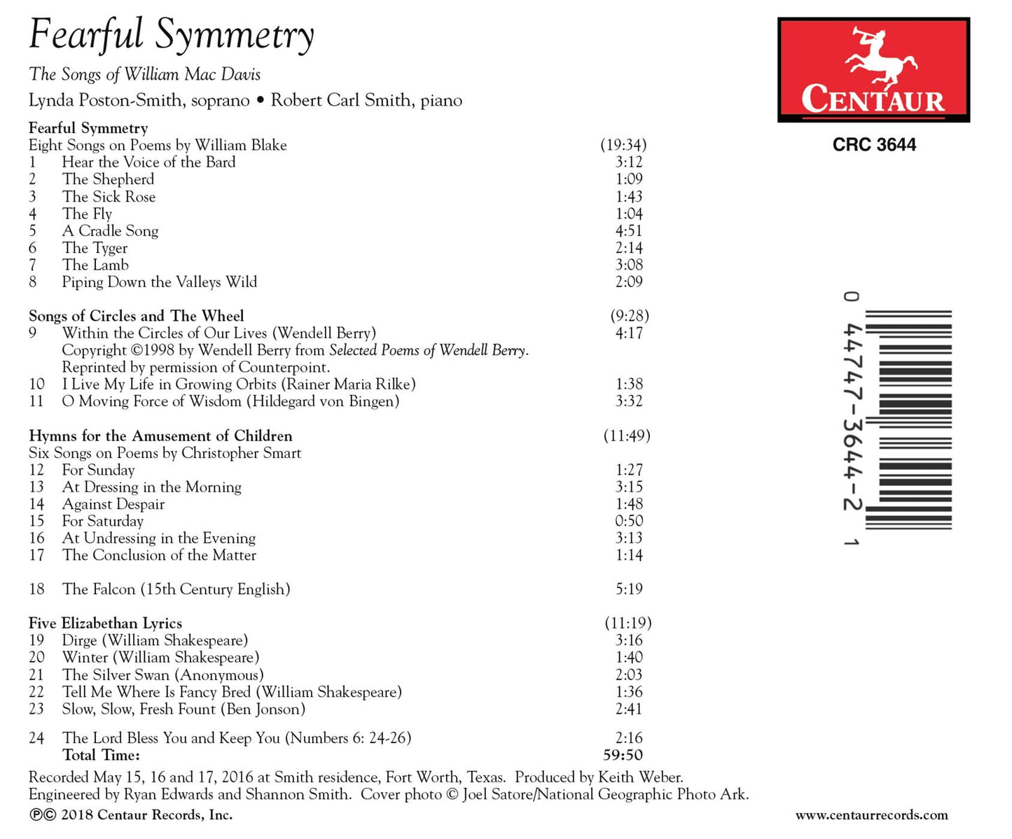 Mac Davis: Fearful Symmetry