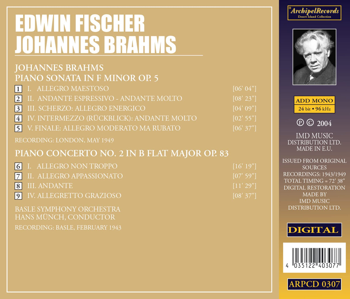 KLAVIERKONZERT NO. 2, BASLER S