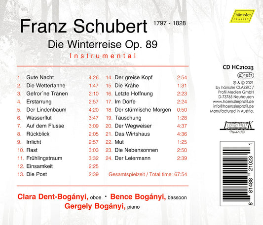 Die Winterreise Op. 89 - Instrumental