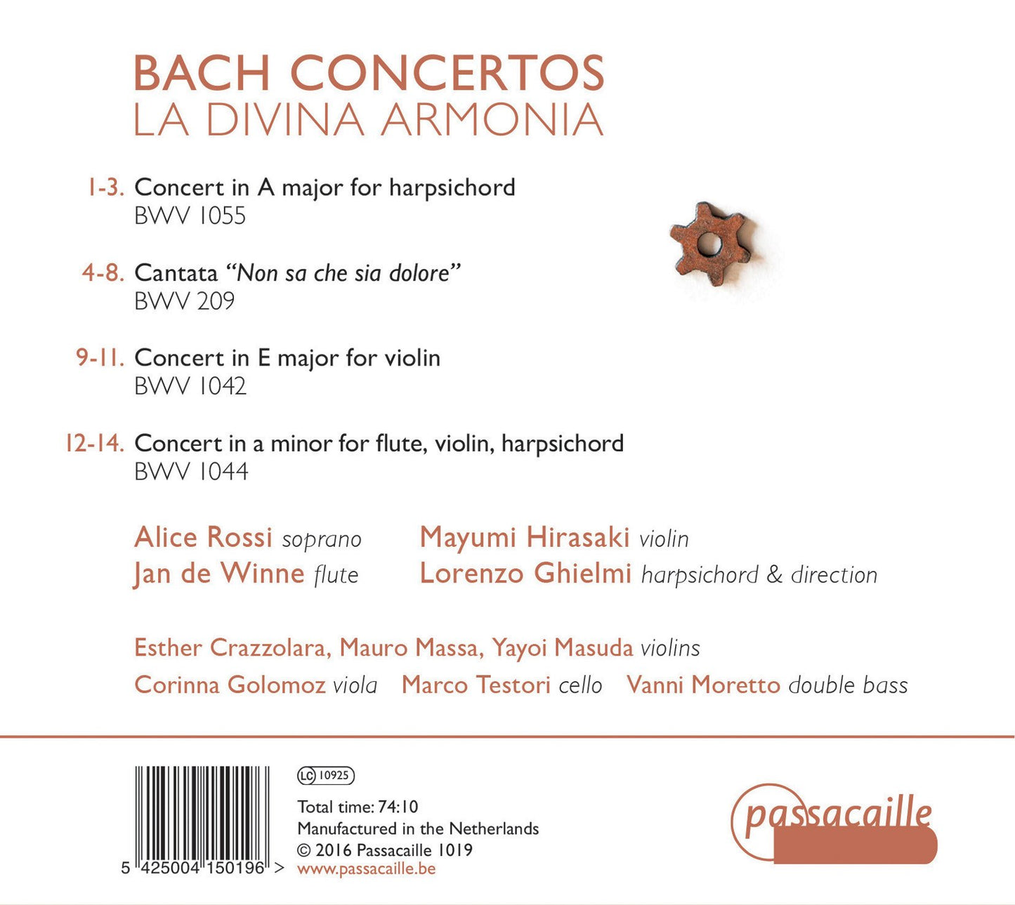 BACH CONCERTOS