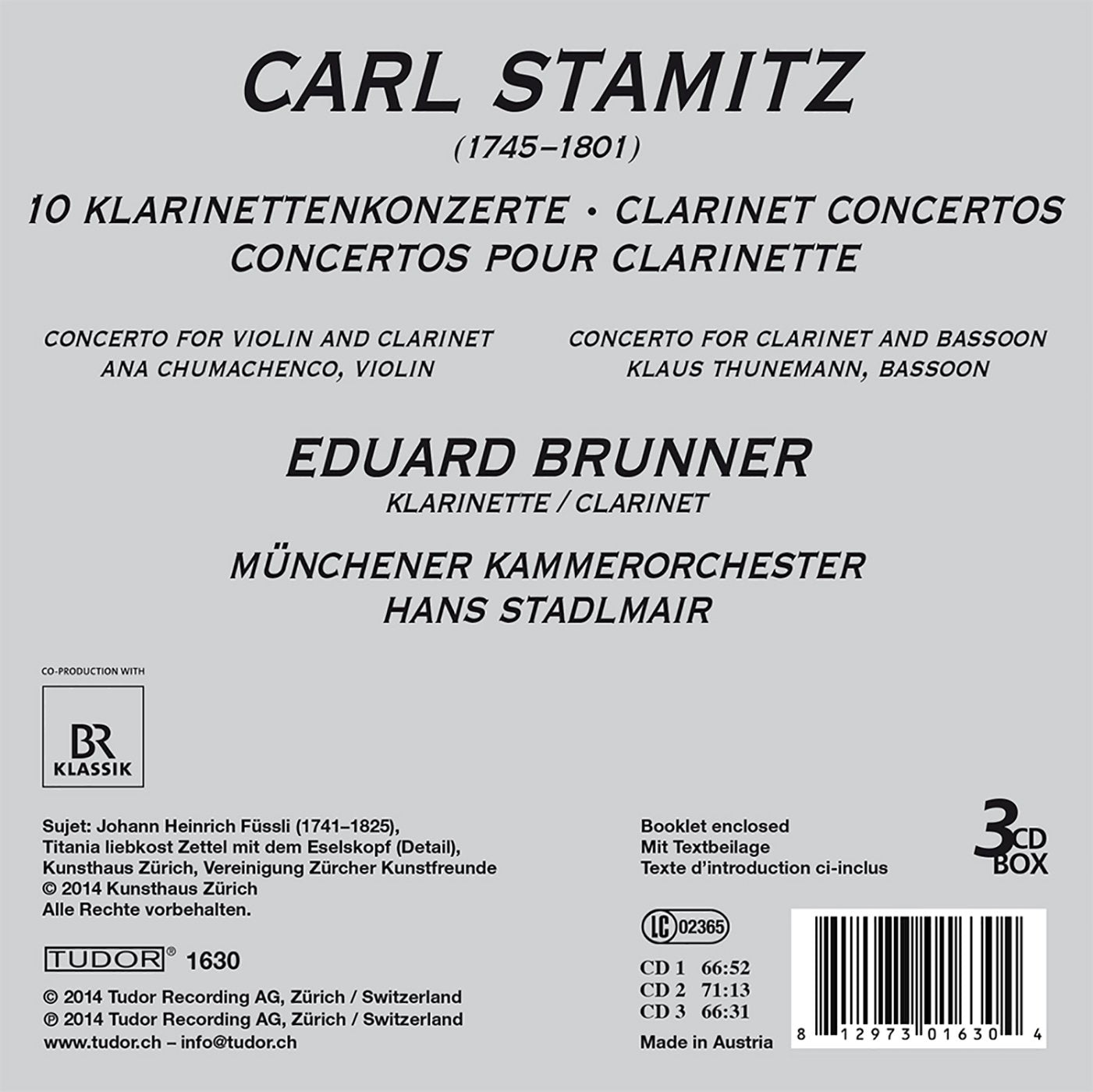 Stamitz: Clarinet Concertos