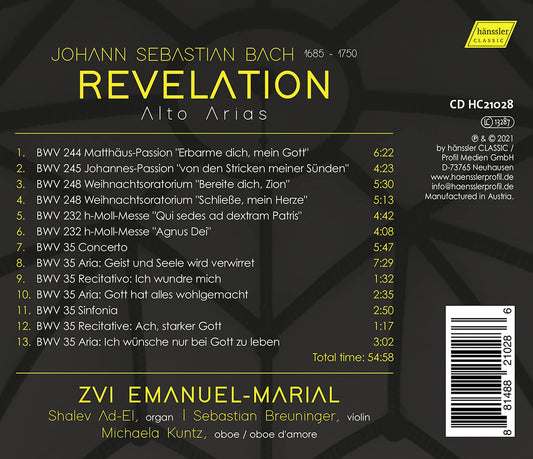 Revelation - Alto Arias