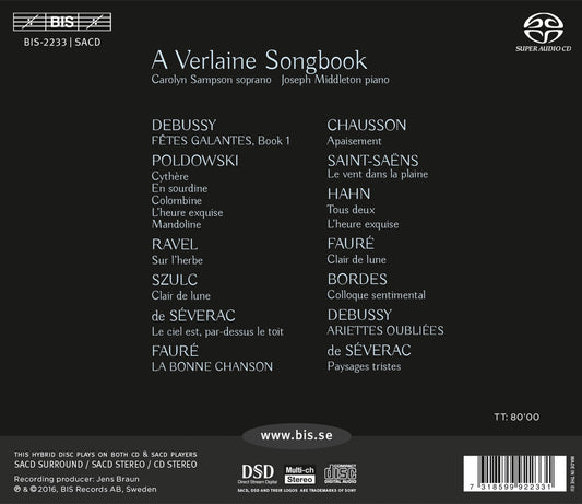 A Verlaine Songbook