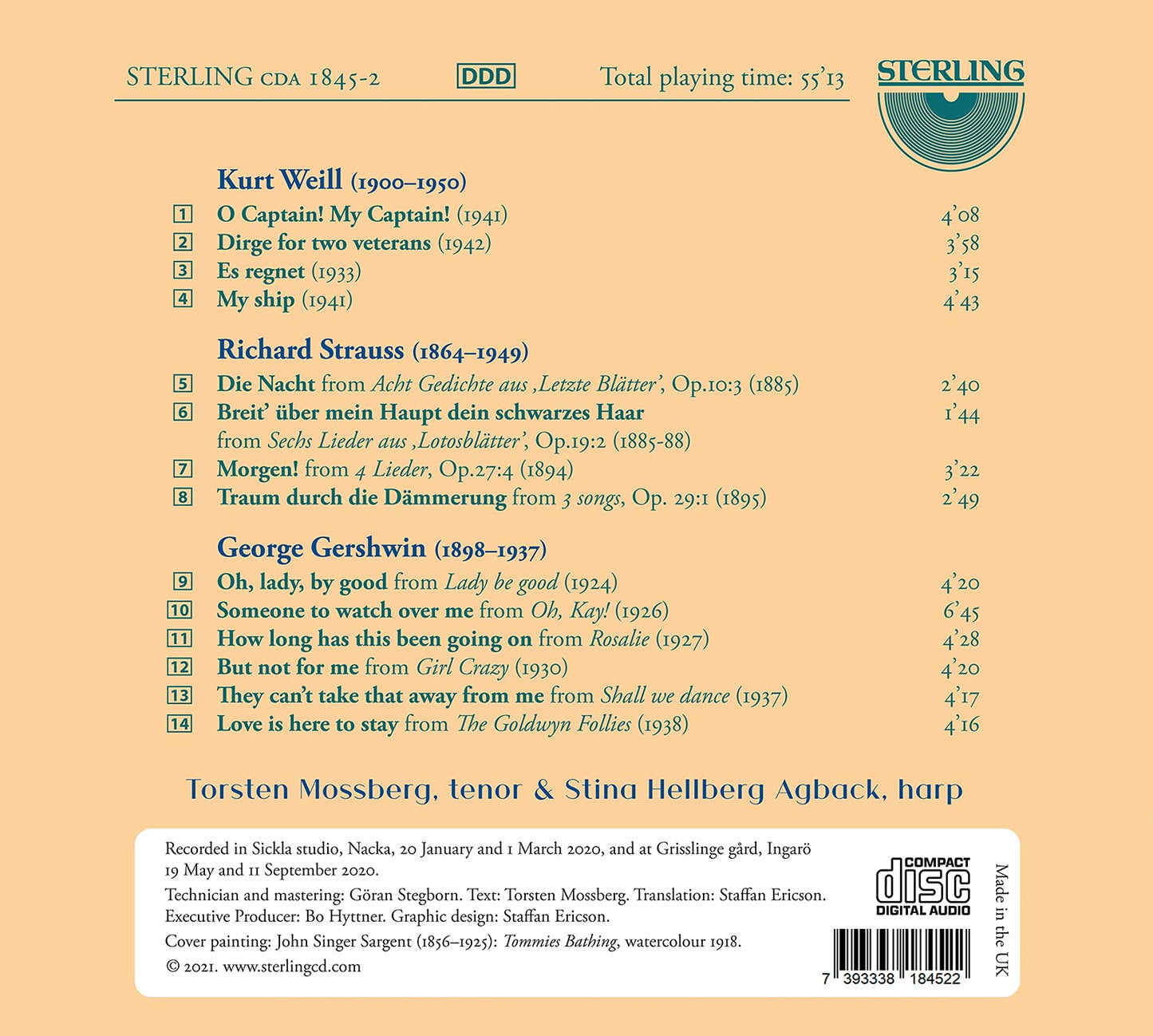 Songs to harp from the Old and New World