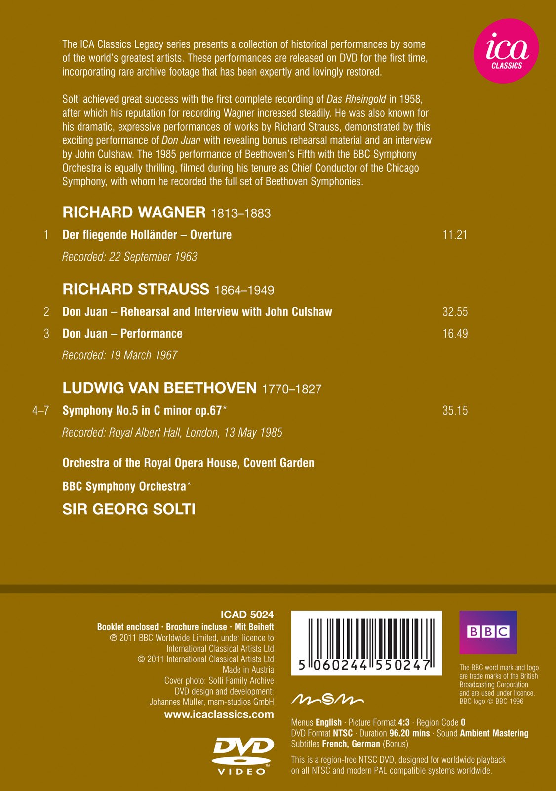 Beethoven: Symphony No. 5 - Strauss: Don Juan