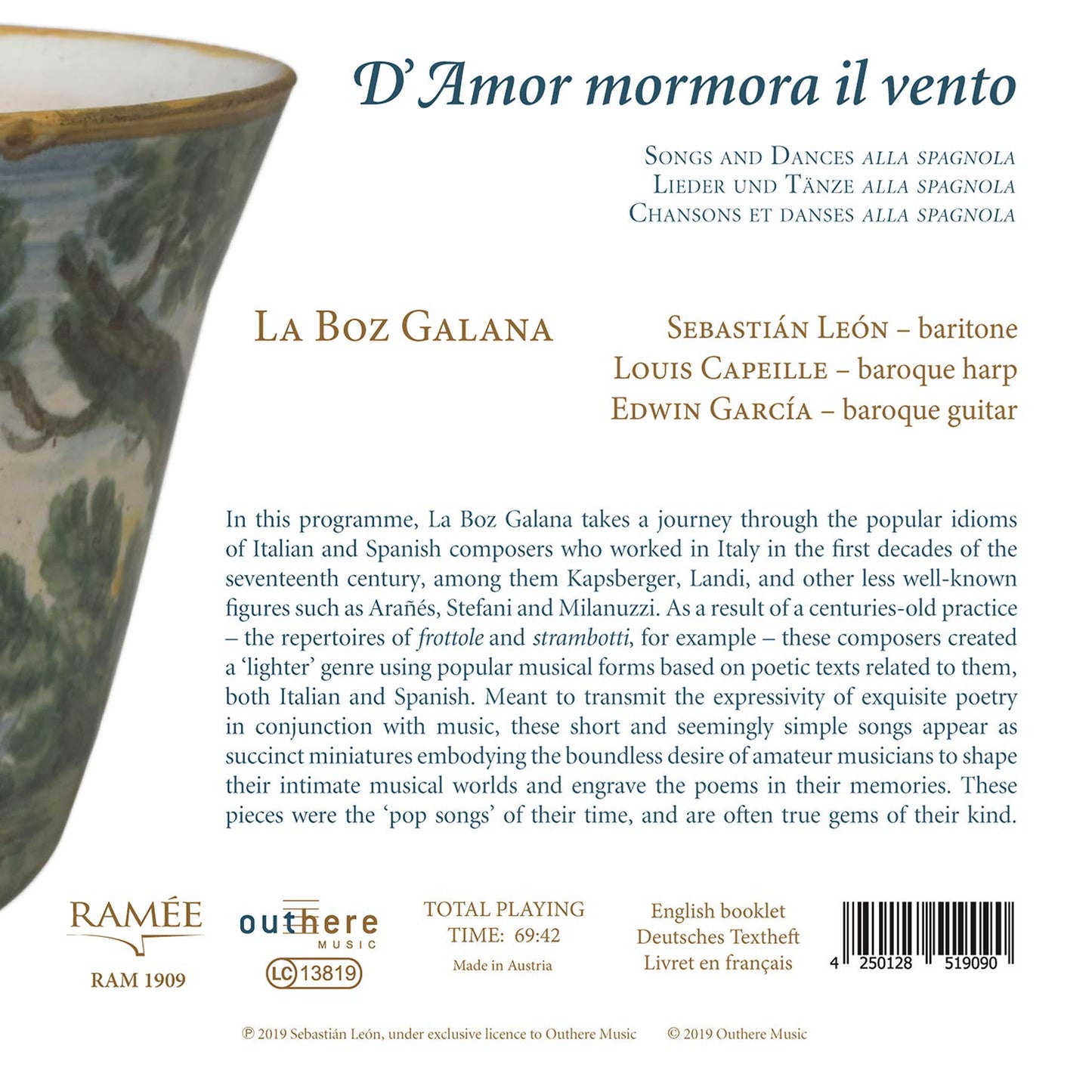 D'Amor mormora il vento