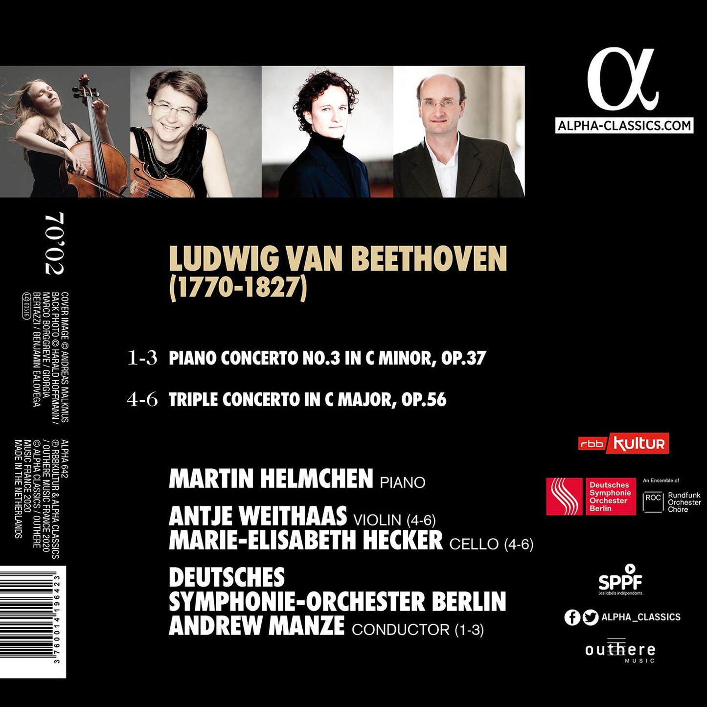 Beethoven: Concerto No.3 & Triple Concerto