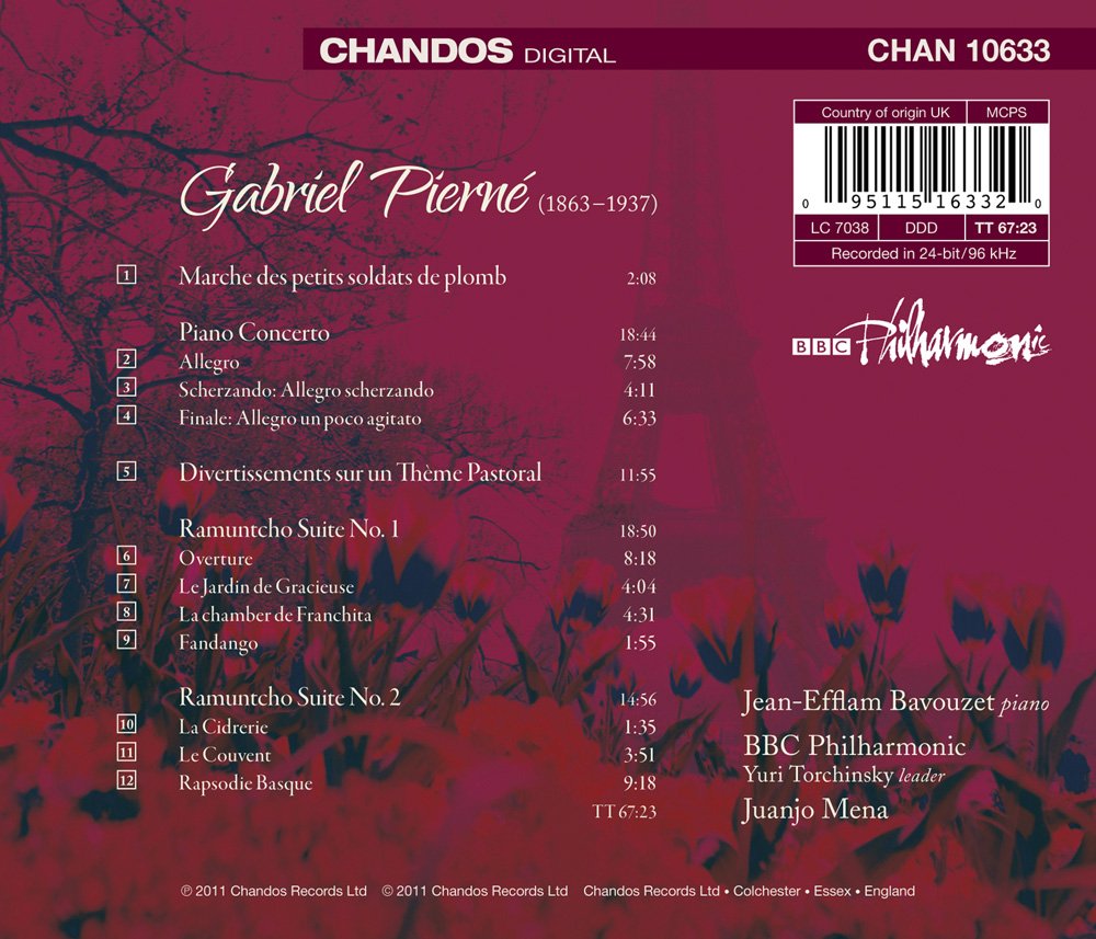 Pierne: Piano Concerto in C minor, Op. 12 / Ramuntcho Suites