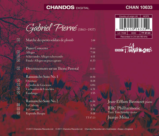Pierne: Piano Concerto in C minor, Op. 12 / Ramuntcho Suites