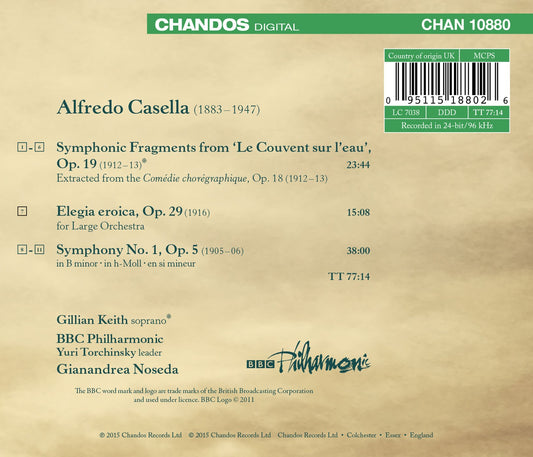 Casella: Orchestral Works