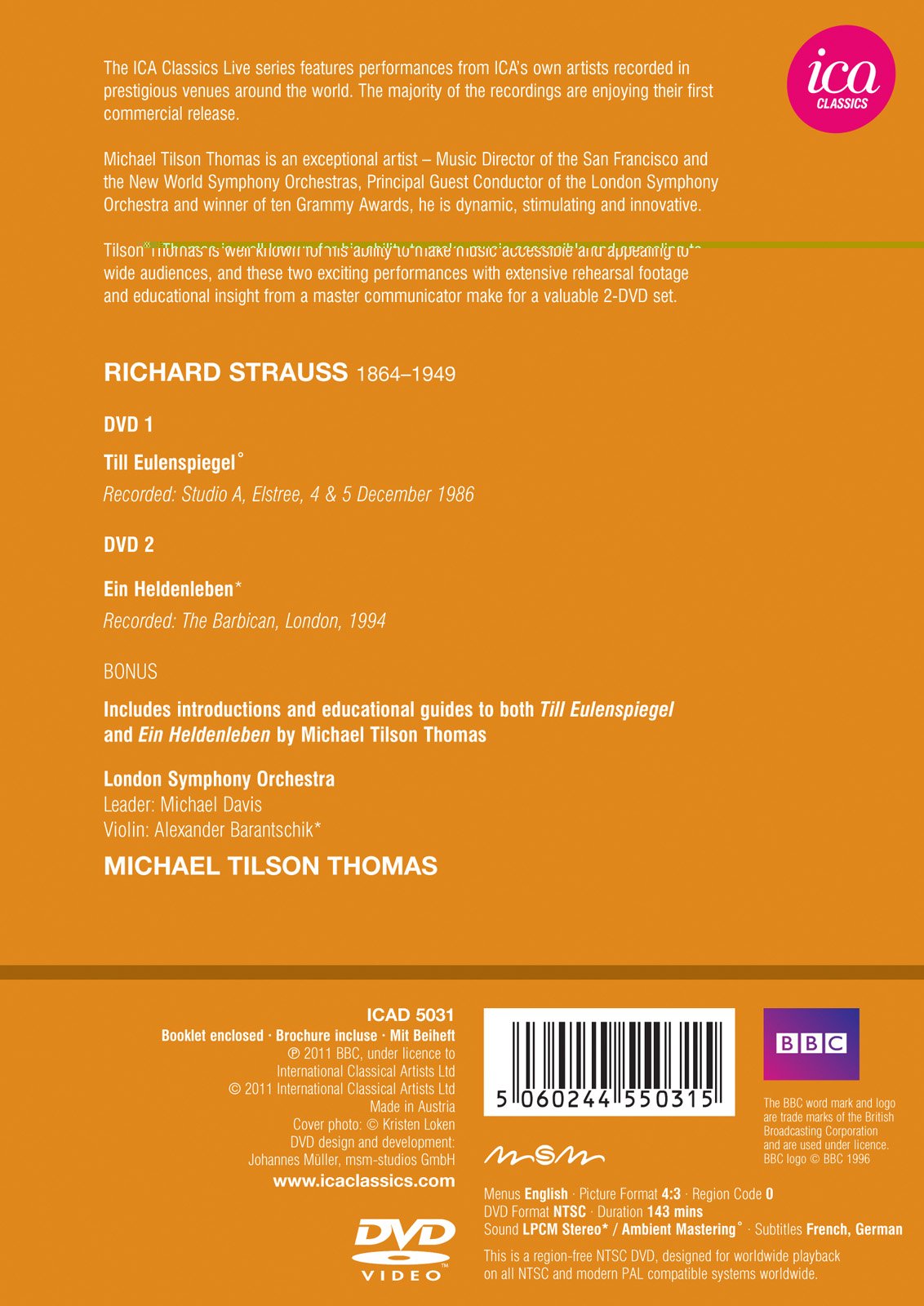 Strauss: Till Eulenspiegel - Ein Heldenleben