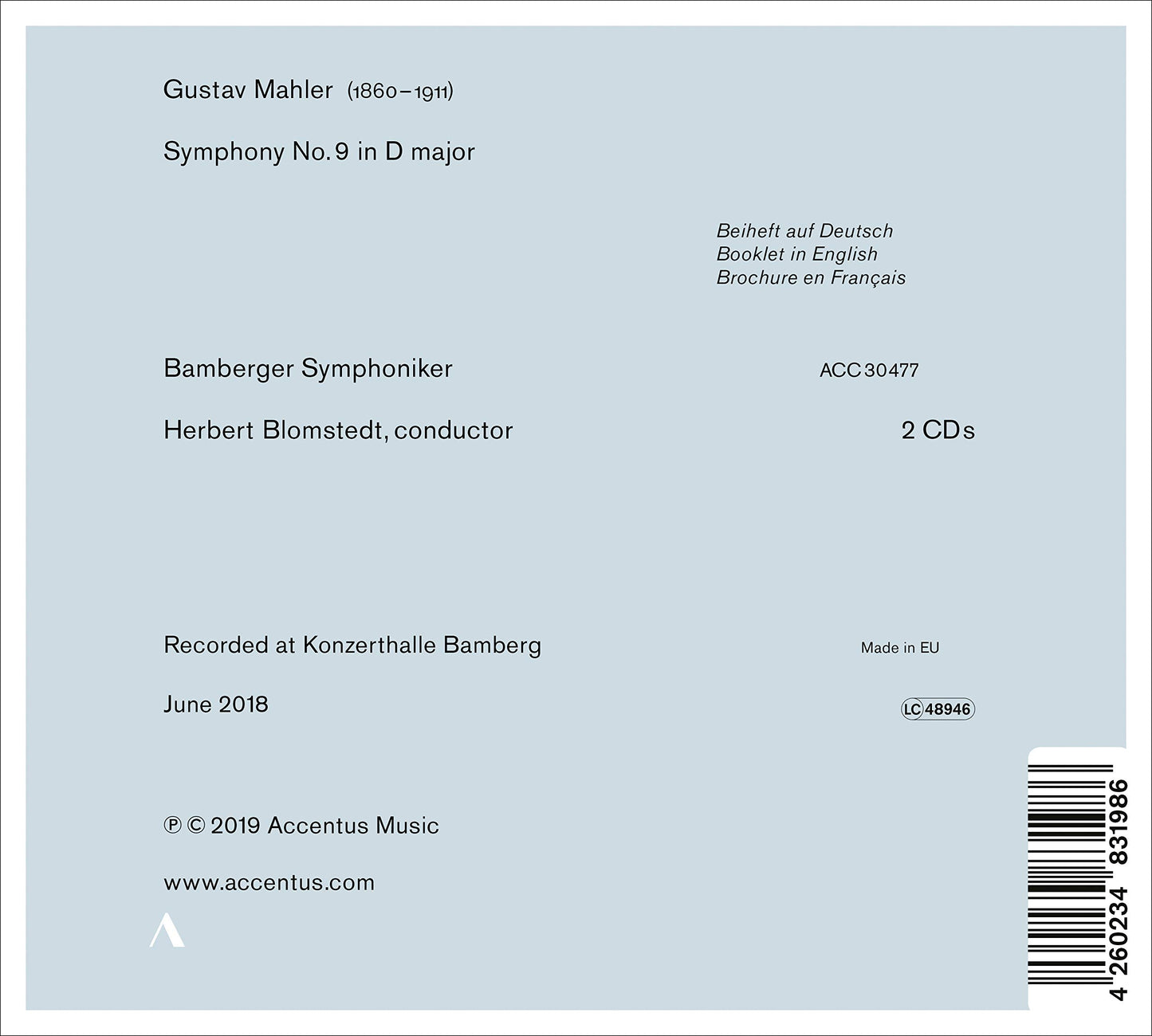 Mahler: Symphony No. 9