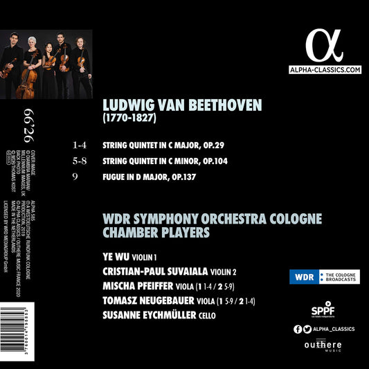 Beethoven, L. van: Op 29 and 104, Fugue Op. 137