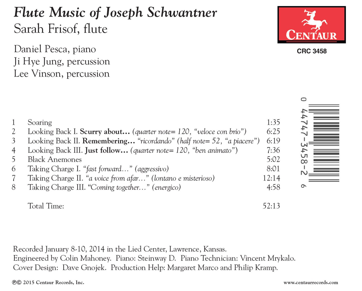 Joseph Schwantner: Looking Back