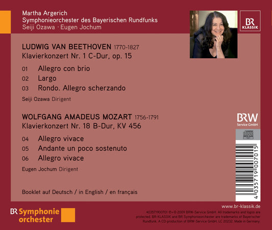 Argerich plays Beethoven and Mozart Concertos